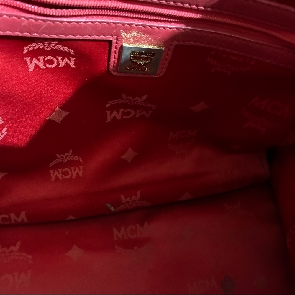 Red Leather Women's Bag - Picture 7 of 7